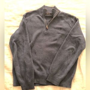 It’s Polo class in the form of medium-heavy sweater.